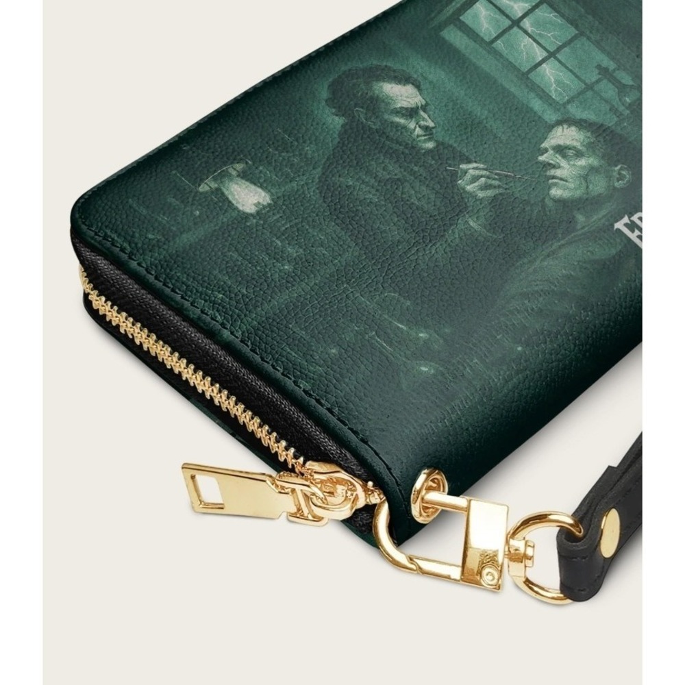"Frankenstein" Mortuary MossWallet Goth Halloween New NWT Mary Shelley Gothic - Picture 4 of 5